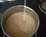 A picture of step 3 of Creamy Irani chai full of flavours.