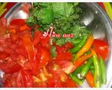 A picture of step 1 of Beef chana Biryani.