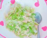 Foto langkah ke 4 dari resep Sawi Udang Kukus Tahu Telur.