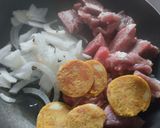 A picture of step 2 of Mashed Potatoes with Grilled Beef and Avocado Sauce.