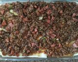 Foto del paso 16 de la receta: Lasaña de carne y calabresa