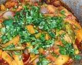 A picture of step 8 of Parwal do Pyaza.