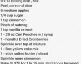 A picture of step 1 of Frank’s Apple Peach Cobbler w/secret ingredient.