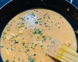 A picture of step 4 of Paneer in rich cashew tomato gravy.