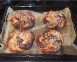 A picture of step 7 of Twisted Buns:.