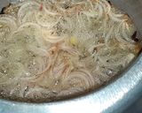 A picture of step 2 of Methi Matar pulaw.