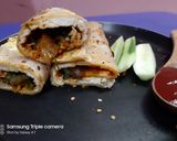 A picture of step 5 of Walnut egg wrap.