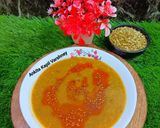 A picture of step 3 of Mung Dal.