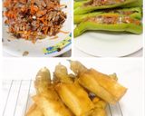 Hình bước làm 5 của món Thịt nhồi ớt chiên giòn