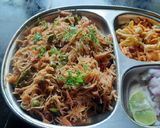 A picture of step 6 of Green peas Vermicelli upma.