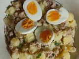 Ensalada de papa y atún