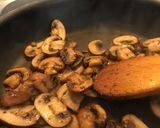 A picture of step 2 of Mushroom Risotto.