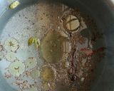 A picture of step 3 of Qubooli (Hyderabadi lentil biryani).