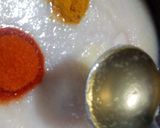 A picture of step 2 of Anday Aloo Ka Saalan.