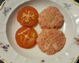 Hình bước làm 2 của món Hamburger từ trái Cà Tím #lowcarb #cleaneating