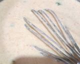 A picture of step 1 of Wheat chilla.