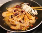 Hình bước làm 3 của món Hủ Tíu Hải Sản
