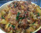 A picture of step 4 of Gobhi allo.