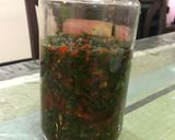 A picture of step 1 of Parsley Salad Sauce.