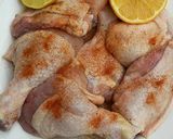 Mediterrán csirkecombok zöldséges rizs ágyon recept fázis 1 fotója