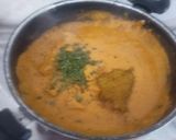 A picture of step 4 of Potato Paneer curry.