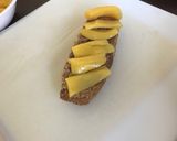 A picture of step 2 of Turon Filipino Banana Lumpia Dessert.