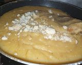 A picture of step 4 of Moong dal Halwa.