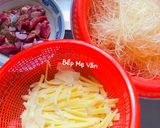 Hình bước làm 2 của món Lòng Vịt Xào Măng Miến Và Giá