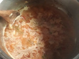 Chupe de jaiba con camarones