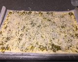 A picture of step 1 of Cheesy pesto puffs.