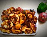 चायनीज चिली अंडा (chili anda recipe in marathi) रेसिपी स्टेप 3 फोटो 