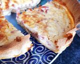 Une image de l'étape 9 de Minis Quiches lorraine façon wraps ou grande quiche lorraine 😋#fevrier.
