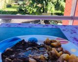 Foto del paso 3 de la receta: Bifes a la cacerola con papas y champiñón