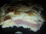 Omelette con ensalada saludable