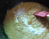 A picture of step 5 of Besan Halwa.