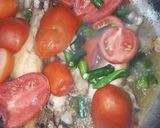 A picture of step 4 of Chicken Shinwari Karahi with cream.