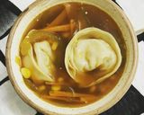 A picture of step 7 of Clear Soup with Dumplings.