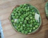 A picture of step 3 of Palak Katori Matar Chaat.