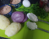 Foto del paso 1 de la receta: Tortitas de papa y atún