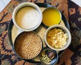 A picture of step 1 of Churma ladu.