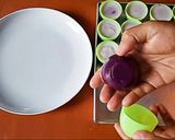 Foto langkah ke 9 dari resep Kue Talam Ubi Ungu.