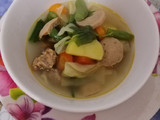 Sayur sop daging