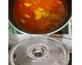 A picture of step 4 of Fish curry.
