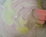 A picture of step 2 of Mulberry Yogurt pie.