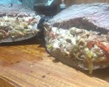 Foto del paso 15 de la receta: Centro de cuadril relleno al trapo, en brasas y puré mixto crema