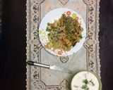 A picture of step 10 of Vegetable 3 colourBiryani.
