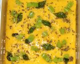 A picture of step 9 of Khaman Dhokla (Nylon Khaman).