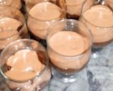 A picture of step 5 of 3 Layered Chocolate n Hazalnut Coffee Mousse.