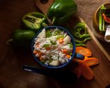 তিরঙ্গা ফ্রাইড রাইস (Tiranga Fried rice in Bengali) রেসিপি ধাপ - 3 ছবি
