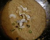 A picture of step 6 of Banana sheera.